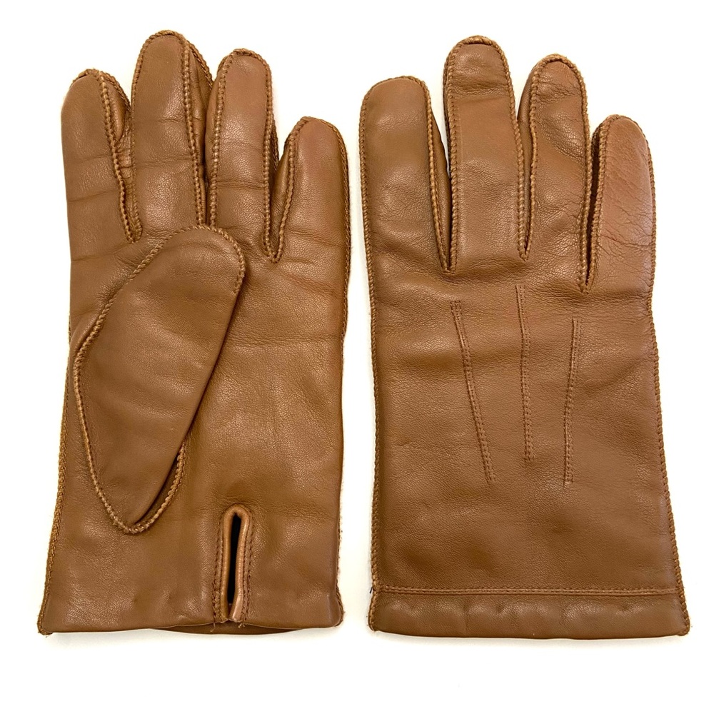 Brown Leather Gloves